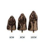 Sexy Leopard Women High Heels 6-10CM