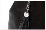Elegant Crossbody Hobo Genuine Leather Handbag