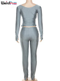 Elegant Women Tracksuit 2 Piece Set S