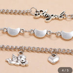 Simple and Sweet Angel Ankle Bracelet
